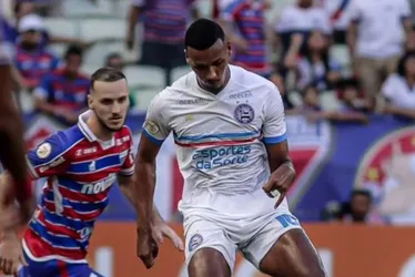 Imagem ilustrativa da imagem Fortaleza e Bahia empatam sem gols em jogo com susto e ambulância em campo