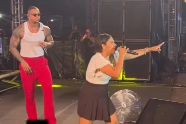 Imagem ilustrativa da imagem Homem invade palco de Léo Santana em Linhares é "expulso" por fã: "Meu momento"