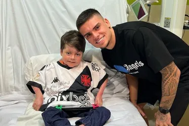 Imagem ilustrativa da imagem Jogadores do Vasco dedicam vitória a menino que passou 16 dias em coma