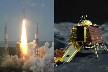 Imagem ilustrativa da imagem Módulo indiano faz pouso histórico em região da Lua