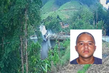 Imagem ilustrativa da imagem Motorista de caminhão que morreu após veículo cair de ponte é identificado