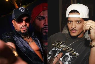 Imagem ilustrativa da imagem Naldo diz que ensinou português para Bruno Mars