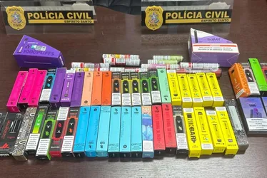 Imagem ilustrativa da imagem Preso na Mata da Praia um dos maiores fornecedores de cigarros eletrônicos do ES