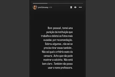 Imagem ilustrativa da imagem Professora denunciada por conteúdo adulto exclui fotos após recomendação do Ifes