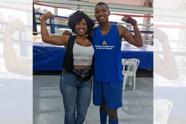 Imagem ilustrativa da imagem Revelação capixaba do ringue supera obstáculos para crescer no boxe