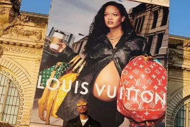 Imagem ilustrativa da imagem Rihanna é estrela de primeira campanha do rapper Pharrell para a Louis Vuitton