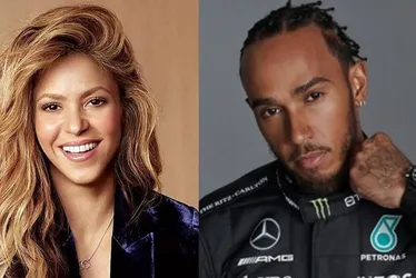 Imagem ilustrativa da imagem Shakira vai a GP de Fórmula 1 em meio a boatos de namoro com Lewis Hamilton