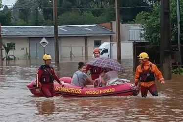 Imagem ilustrativa da imagem Sobe para 40 o número de mortos pela chuva no Sul do Brasil