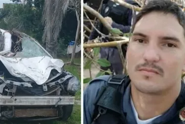 Imagem ilustrativa da imagem Soldado da Polícia Militar morre em acidente na BR-101 no ES