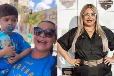 Imagem ilustrativa da imagem Sósia de Marília Mendonça se defende após críticas com filho da cantora