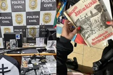Imagem ilustrativa da imagem Três pessoas são detidas por crime de ódio e apologia ao nazismo no RS