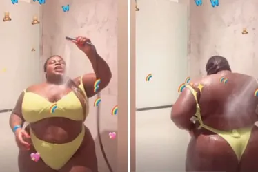 Imagem ilustrativa da imagem VÍDEO |  Jojo Todynho se refresca com banho de ducha e mostra corpo