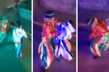 Imagem ilustrativa da imagem VÍDEO | 'Patati e Patatá' trocam socos na rua durante apresentação