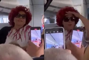 Imagem ilustrativa da imagem VÍDEO | Voo com Alcione a bordo atrasa e artista canta para os passageiros