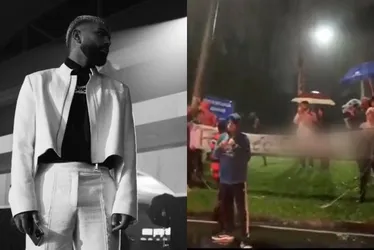 Imagem ilustrativa da imagem VÍDEOS | Torcidas organizadas protestam em frente ao aniversário de Gabigol