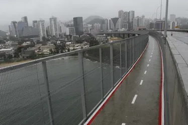Imagem ilustrativa da imagem Veja fotos e vídeos da Ciclovia da Vida e as novas pistas da Terceira Ponte