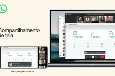 Imagem ilustrativa da imagem WhatsApp lança compartilhamento de tela durante chamada de vídeo
