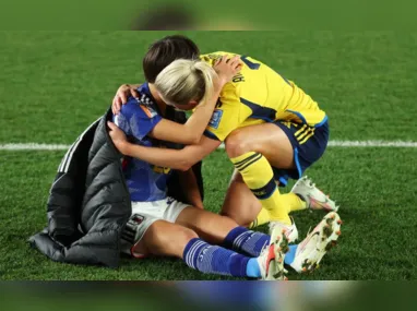 A seleção sueca conquistou a vaga para semifinal em partida contra o Japão