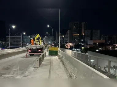 Engarrafamento em acesso a Terceira Ponte