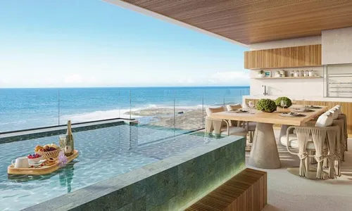 
          Imagem ilustrativa da imagem Apartamento inteligente com piscina na varanda em Guarapari
          