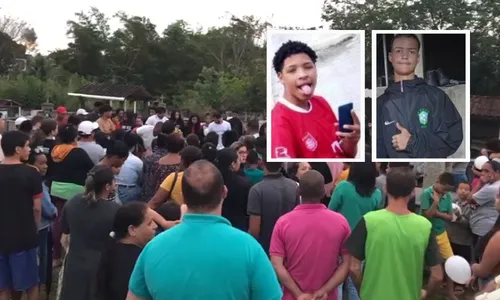 
          Imagem ilustrativa da imagem Despedida de dois dos adolescentes mortos em Sooretama é marcada por comoção
          