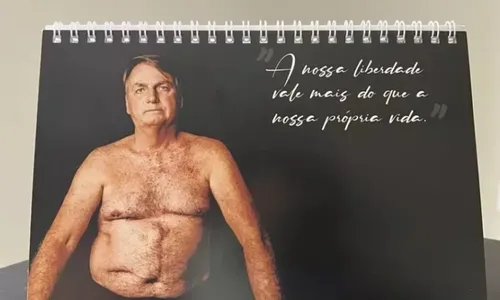 
          Imagem ilustrativa da imagem Eduardo Bolsonaro lança calendário com foto do pai mostrando cicatriz da facada
          