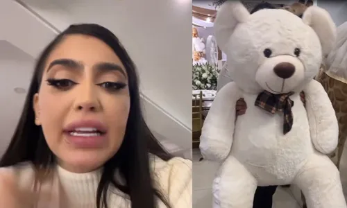 
          Imagem ilustrativa da imagem MC Mirella se revolta com convidados que pegaram decoração de chá revelação
          