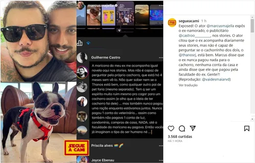 
          Imagem ilustrativa da imagem Marcus Majella expõe ex-namorado em post: "Até faculdade da maricona eu pagava"
          