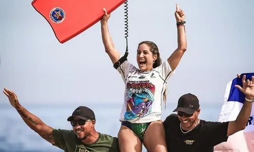 
          Imagem ilustrativa da imagem Maylla Venturi na briga pelo título brasileiro de bodyboarding
          