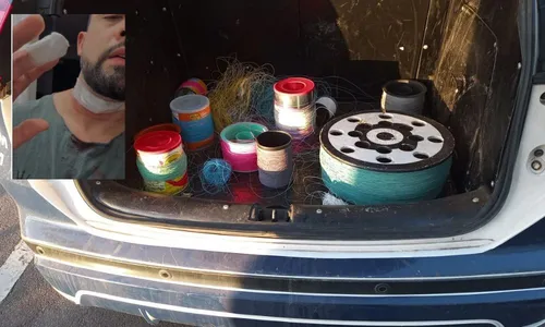 
          Imagem ilustrativa da imagem Motociclista é  ferido com linha chilena
          