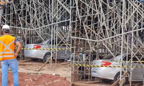 
          Imagem ilustrativa da imagem Motorista perde controle de carro e bate em obra do viaduto de Carapina
          