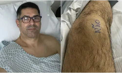 
          Imagem ilustrativa da imagem Paciente marca joelho a ser operado para evitar erro em cirurgia
          