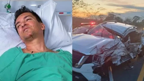 
          Imagem ilustrativa da imagem Regis Danese revela que distração com celular causou grave acidente
          