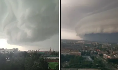 
          Imagem ilustrativa da imagem Tipo raro de tempestade, supercélula, é registrada na China
          