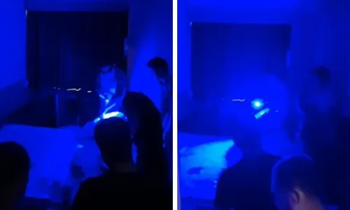 
          Imagem ilustrativa da imagem VÍDEOS | Polícia usa luminol para encontrar sangue em quarto onde médica foi morta
          