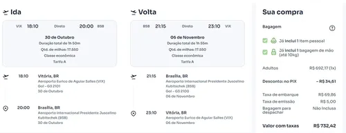 
          Imagem ilustrativa da imagem Vitória terá voo direto para Brasília da Gol; confira detalhes
          