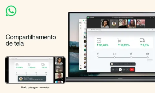 
          Imagem ilustrativa da imagem WhatsApp lança compartilhamento de tela durante chamada de vídeo
          