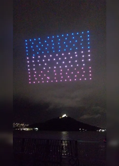 Imagem ilustrativa da imagem "+ Vida", bicicleta, Transcol... o show dos drones no céu capixaba