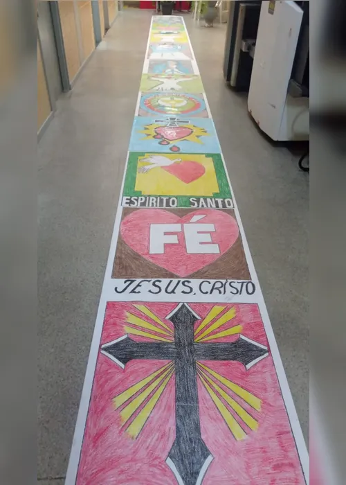 Imagem ilustrativa da imagem Presos do ES fazem tapetes para celebrar Corpus Christi