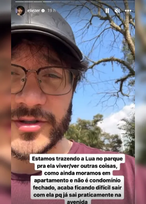 Imagem ilustrativa da imagem Viih Tube e Eliezer passeiam com Lua em casa: "Sair é perigoso"