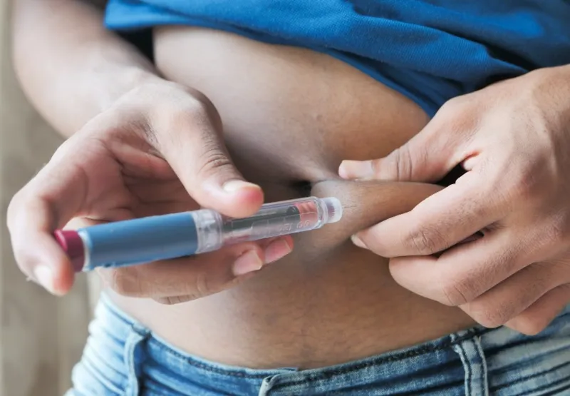 Aplicação de insulina: testes com insulina semanal