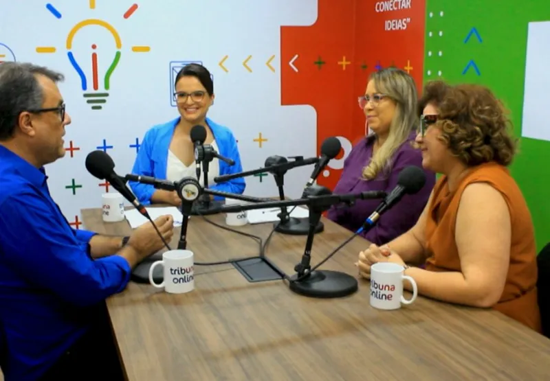 Verônica Aguiar recebe Letícia Coelho, Andréa Gama e Gláucio Siqueira