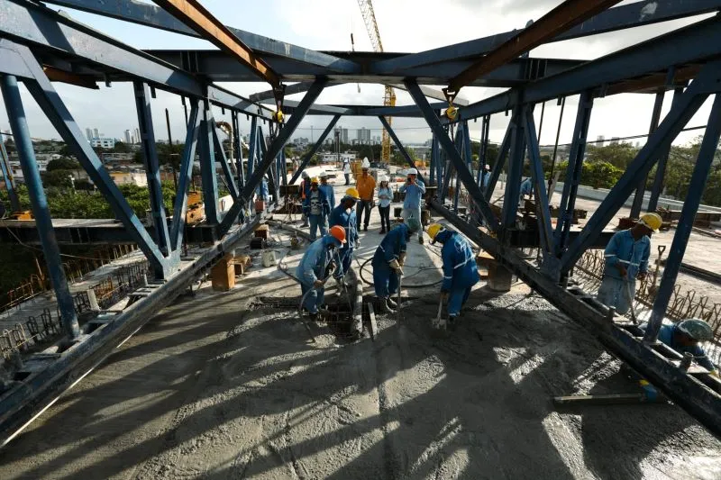 Imagem ilustrativa da imagem Avançam obras da ponte Engenheiro Jaime Gusmão