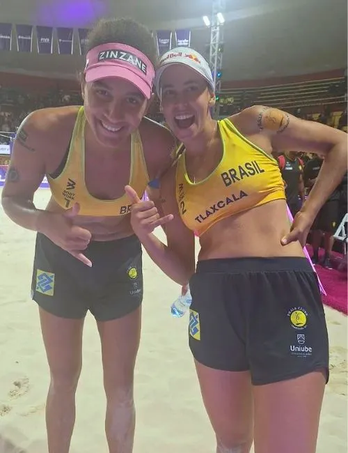 Imagem ilustrativa da imagem Brasileiras perdem na final e ficam com o vice no Mundial de vôlei de praia