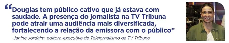 Imagem ilustrativa da imagem Camargão na TV Tribuna: apresentador estreia nesta segunda no TN1