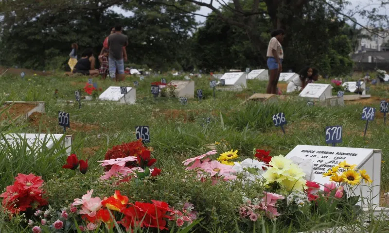 Imagem ilustrativa da imagem Emoção e homenagens nos cemitérios no Dia de Finados