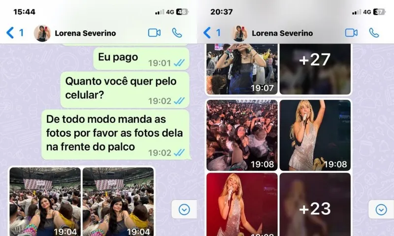 Imagem ilustrativa da imagem Fã de Taylor Swift tem celular roubado após show, pede fotos e ladrão envia