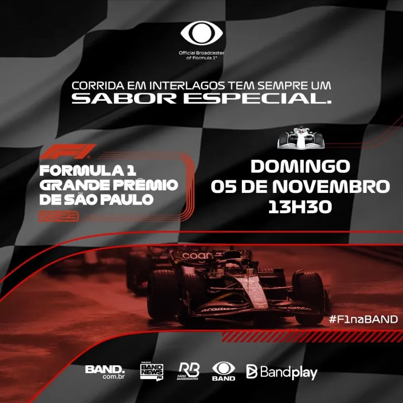Imagem ilustrativa da imagem TV Tribuna/Band transmite ao vivo o GP São Paulo neste domingo