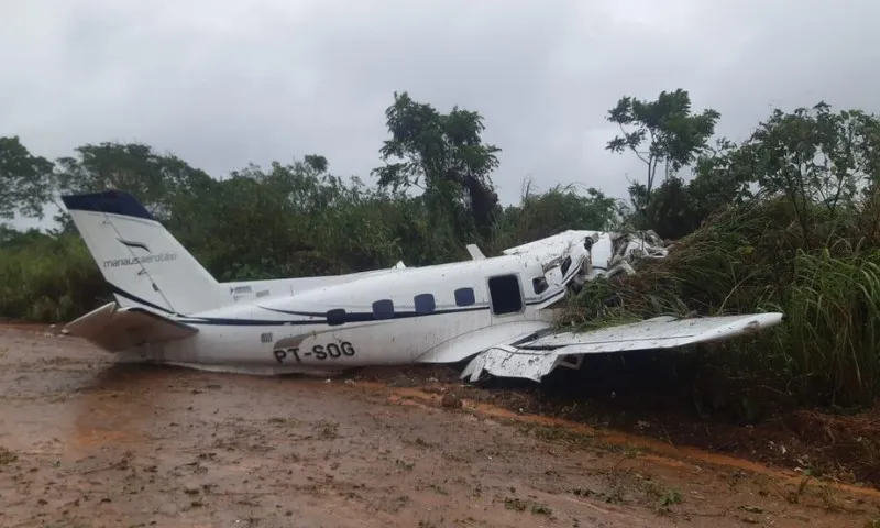 Imagem ilustrativa da imagem Acidente de avião no Amazonas com 14 mortos: o que se sabe até agora