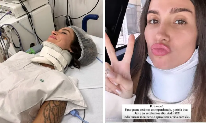 Imagem ilustrativa da imagem Bianca Andrade recebe alta hospitalar após acidente de carro